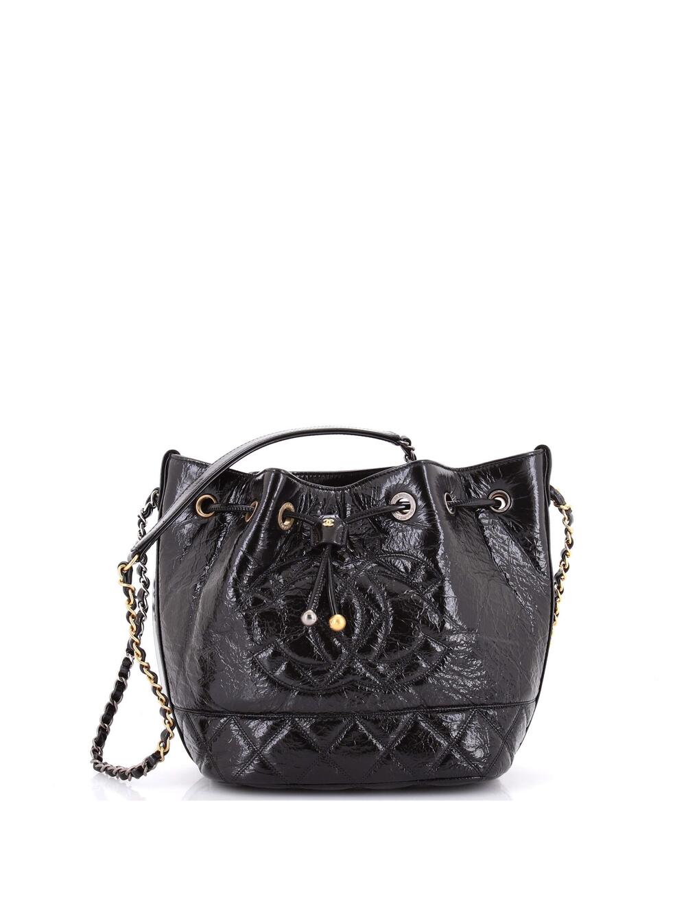 Chanel Cc Drawstring Bucket Bag Quilted #301685C42B